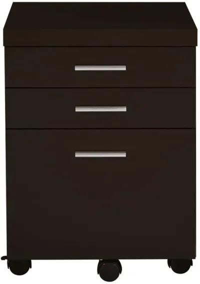 Skylar - 3-Drawer Mobile File Cabinet