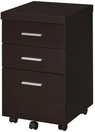 Skylar - 3-Drawer Mobile File Cabinet