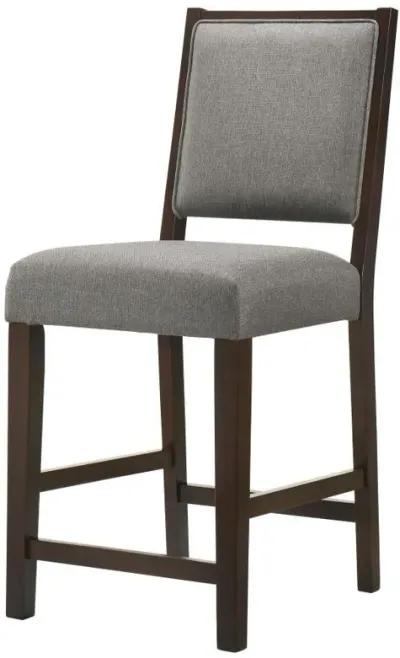 Bedford - Upholstered Open Back Bar Stools With Footrest (Set of 2)