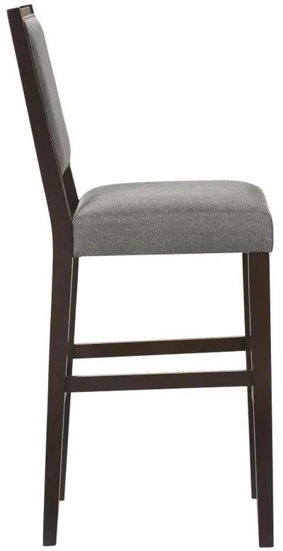 Bedford - Upholstered Open Back Bar Stools With Footrest (Set of 2)