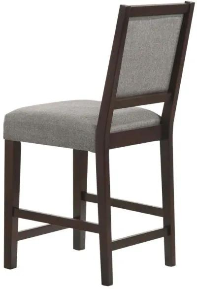 Bedford - Upholstered Open Back Bar Stools With Footrest (Set of 2)