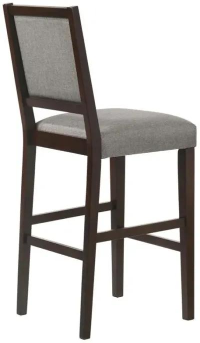 Bedford - Upholstered Open Back Bar Stools With Footrest (Set of 2)