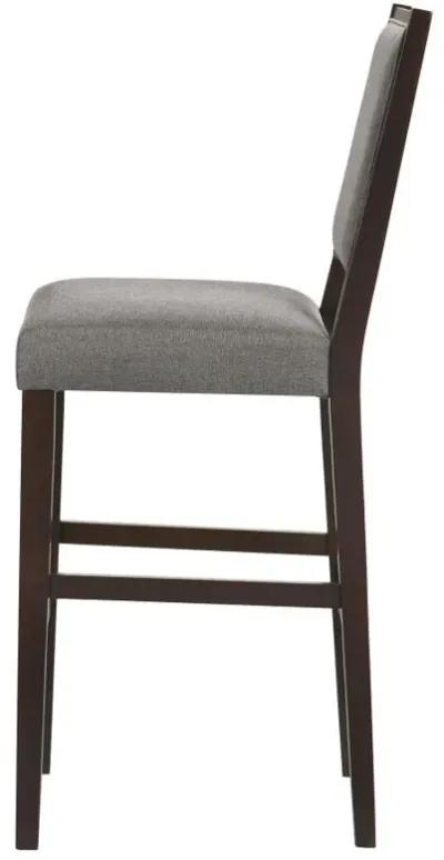 Bedford - Upholstered Open Back Bar Stools With Footrest (Set of 2)