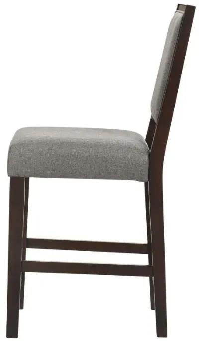 Bedford - Upholstered Open Back Bar Stools With Footrest (Set of 2)