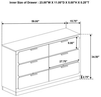 Caraway - Bedroom Set With LED Headboard