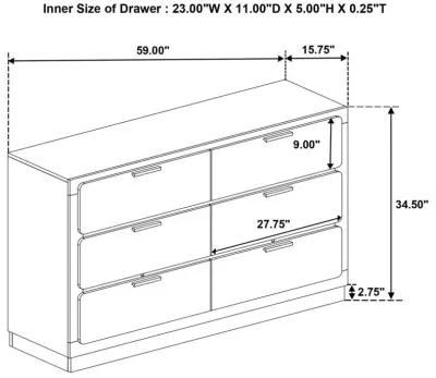 Caraway - Bedroom Set With LED Headboard