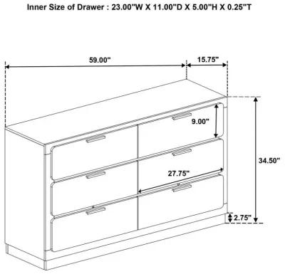 Caraway - Bedroom Set With LED Headboard