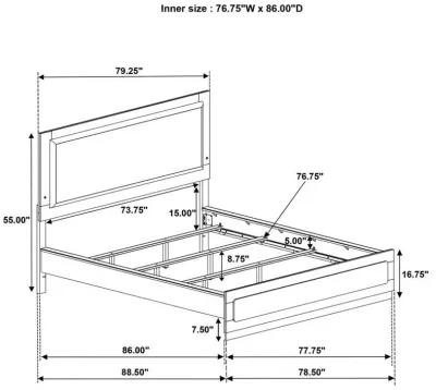 Caraway - Bedroom Set With LED Headboard