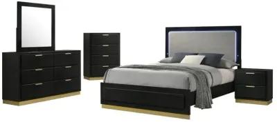 Caraway - Bedroom Set With LED Headboard