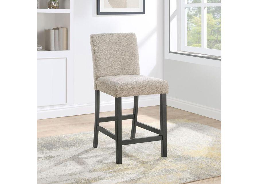 Alba - Boucle Upholstered Counter Height Dining Chair (Set of 2)