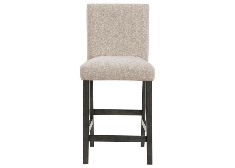 Alba - Boucle Upholstered Counter Height Dining Chair (Set of 2)