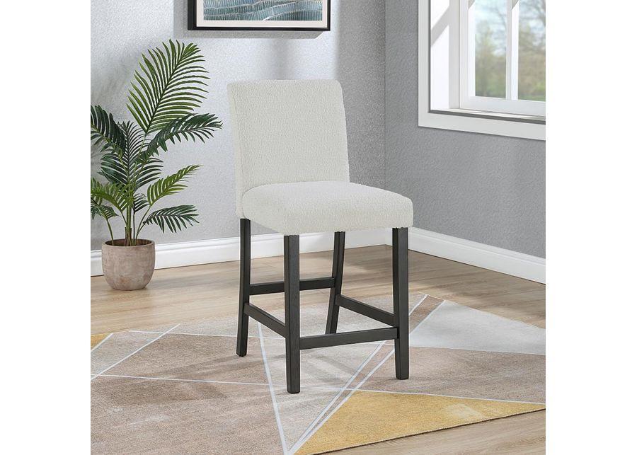 Alba - Boucle Upholstered Counter Height Dining Chair (Set of 2)