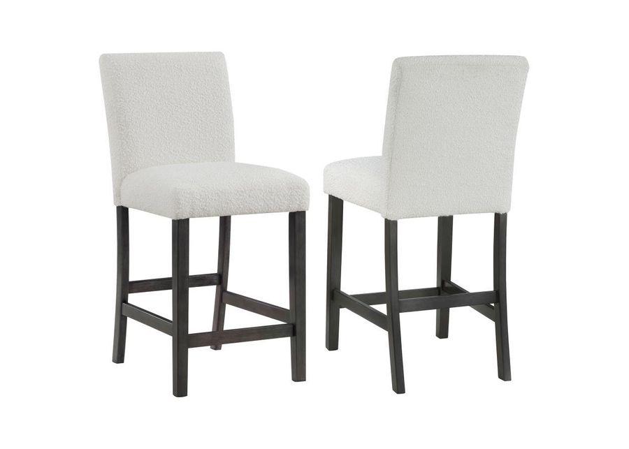 Alba - Boucle Upholstered Counter Height Dining Chair (Set of 2)