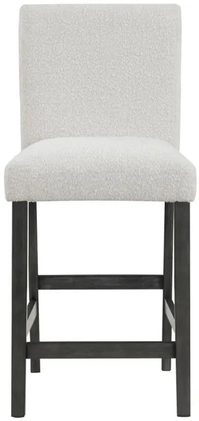 Alba - Boucle Upholstered Counter Height Dining Chair (Set of 2)