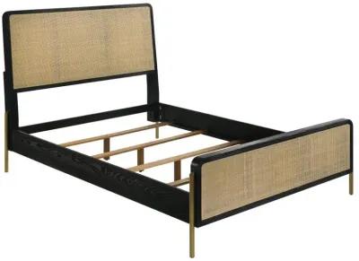 Arini - Bed With Woven Rattan Headboard