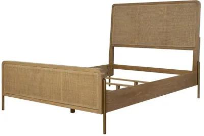 Arini - Bed With Woven Rattan Headboard