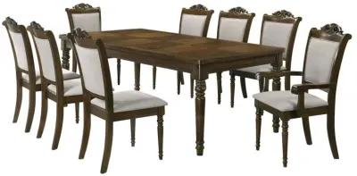 Willowbrook - 9 Piece Rectangular Dining Table Set - Chestnut