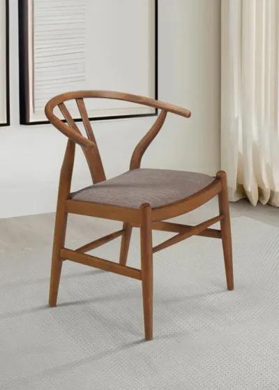 Dinah - Wood Wishbone Dining Side Chair (Set of 2) - Walnut