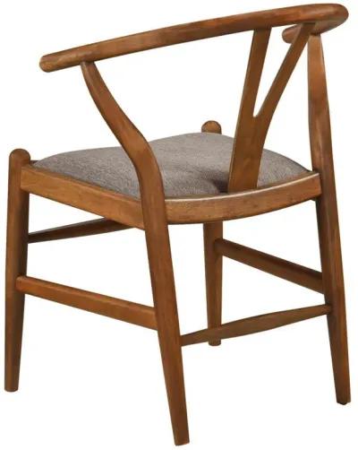 Dinah - Wood Wishbone Dining Side Chair (Set of 2) - Walnut