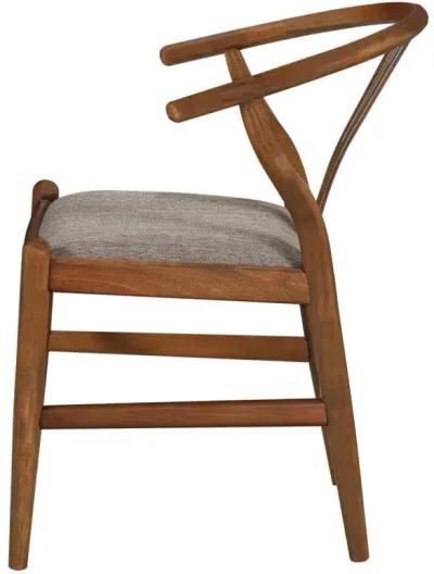 Dinah - Wood Wishbone Dining Side Chair (Set of 2) - Walnut