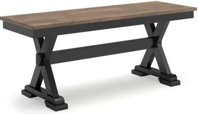 Wildenauer - Brown / Black - Large Dining Room Bench