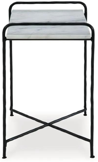 Ashber - White / Black - Accent Table