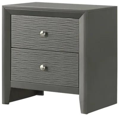 Denker - Nightstand - Gun Metal