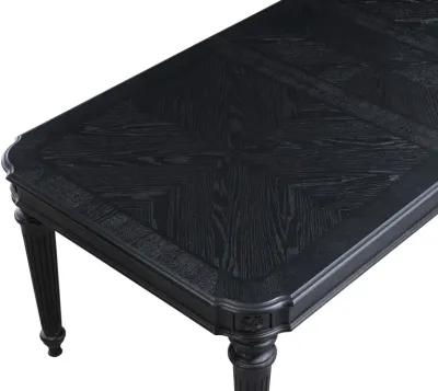 Kingsbury - Dining Table (18 Leaf) - Black