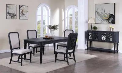 Kingsbury - Dining Table (18 Leaf) - Black