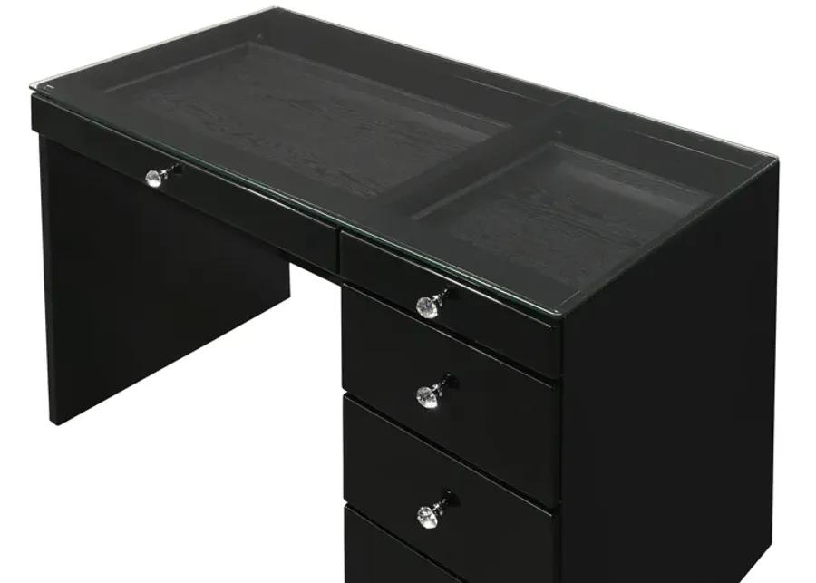 Morgan - Vanity Desk With Glass Top