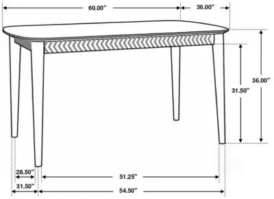 Partridge - Rectangular Counter Height Dining Set