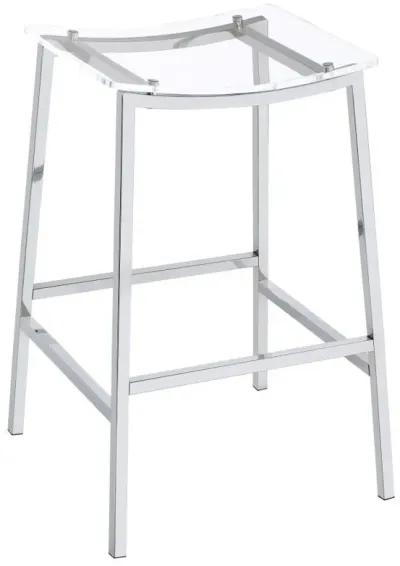 Jovani - Acrylic Backless Bar Stools (Set of 2)