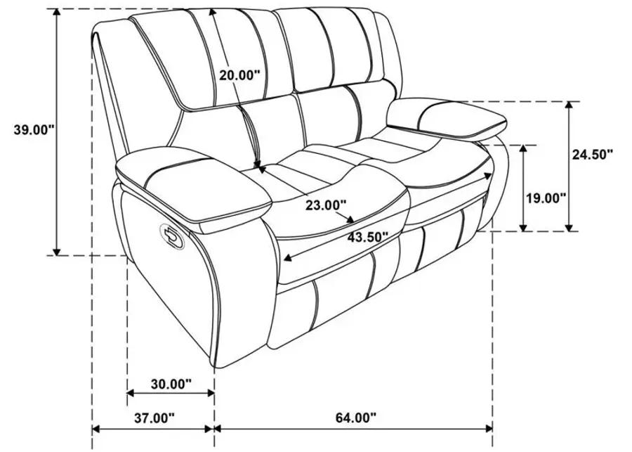 Camila - Motion Loveseat