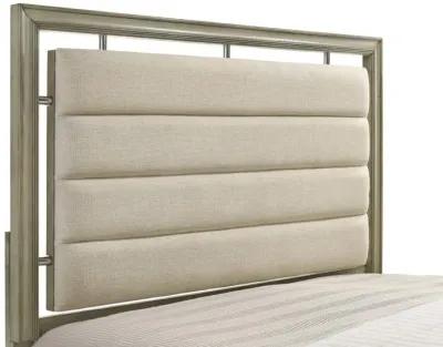 Giselle - Panel Bed With Upholstered Headboard