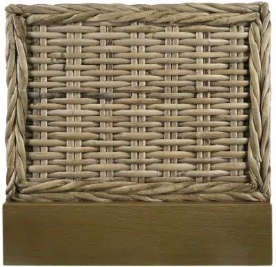 Zyla - Woven Rattan Panel Bed Kubu