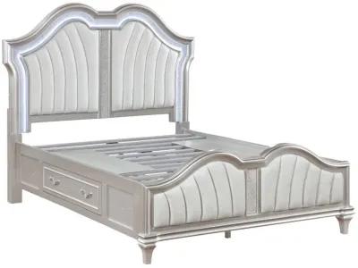 Evangeline - Storage Bedroom Set With LED Headboard