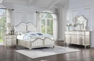 Evangeline - Storage Bedroom Set With LED Headboard