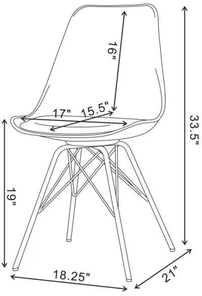 Lowry - Round Dining Set Tulip Table With Eiffel Chairs