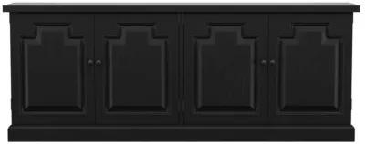 Florence - 4 Door Dining Sideboard Buffet - Distressed Black