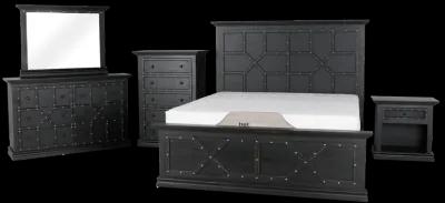 CATALINA BLACK 6 PIECE BEDROOM SET