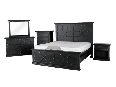 CATALINA BLACK 6 PIECE BEDROOM SET