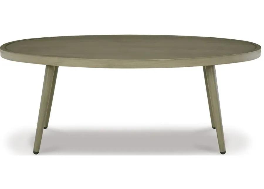 Swiss Valley - Beige - Outdoor Coffee Table With 2 End Tables