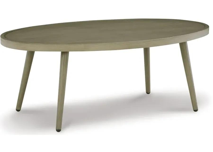 Swiss Valley - Beige - Outdoor Coffee Table With 2 End Tables