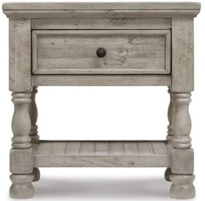 Harrastone - Gray - One Drawer Night Stand