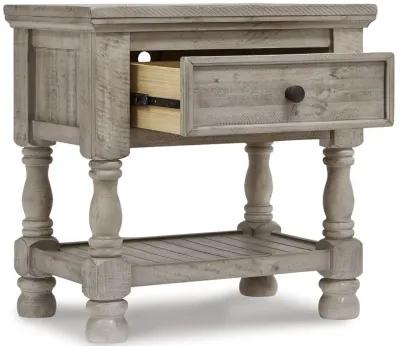 Harrastone - Gray - One Drawer Night Stand