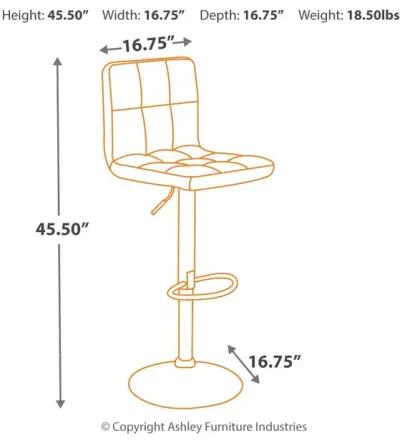 Bellatier - Adjustable Height Barstool (Set of 2)