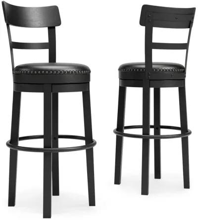 Valebeck -  Tall Upholstered Swivel Barstool