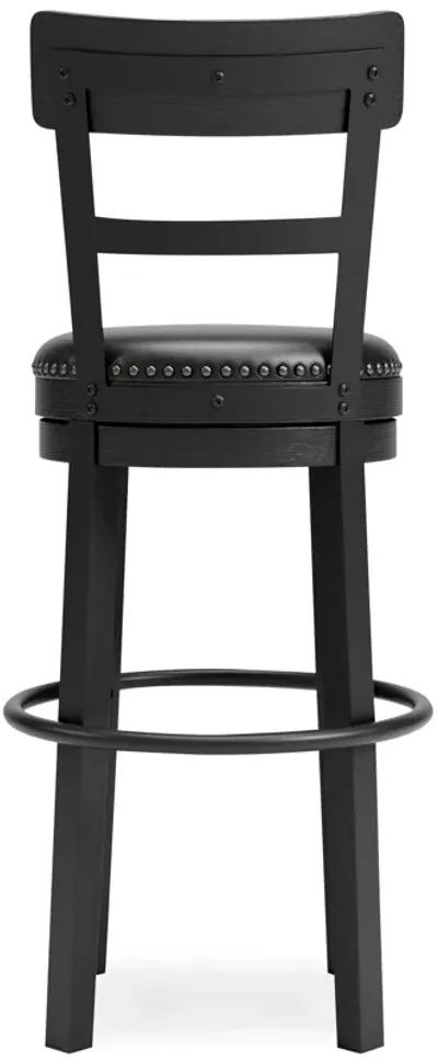 Valebeck -  Tall Upholstered Swivel Barstool