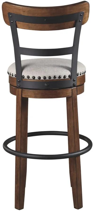 Valebeck -  Tall Upholstered Swivel Barstool