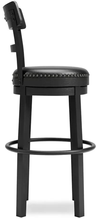 Valebeck -  Tall Upholstered Swivel Barstool